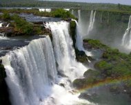 The Iguaçu National Park is a UNESCO World Heritage Site and holds the worlds largest most spectacular waterfalls and protects its abundant wildlife too. Iguacu falls are located in southwestern Brazil between Paraná, Brazil and Argentina. 